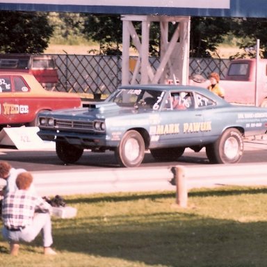 Mark Pawuk before Pro Stock