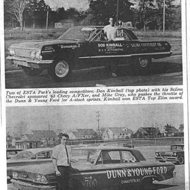 Z11 Don Kimball 63 Impala A/FX "Bonanza II"-Salina Chevrolet