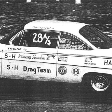 Harvey Tilton 62 409 "S&H Race Team" at ATCO