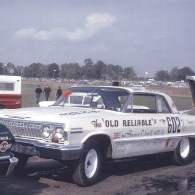 Old Reliable IV at tech after 1963 Indy A/FX  win
