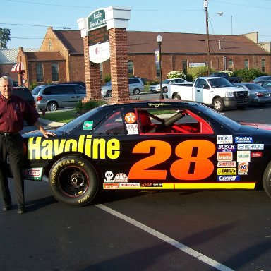 Bobby with Davey's car