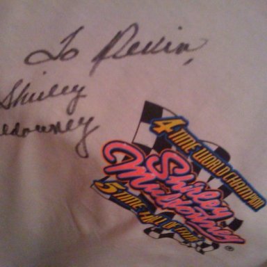 Shirley Muldowney Sig