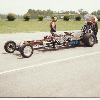 Picture of drag cars