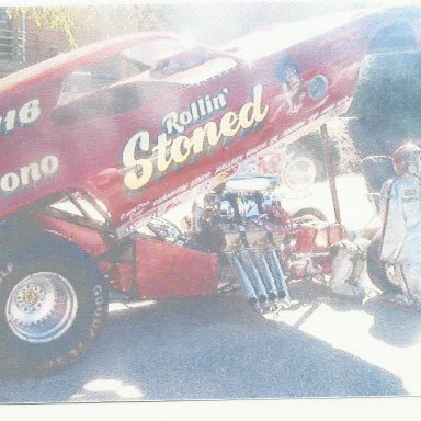 Picture of drag cars