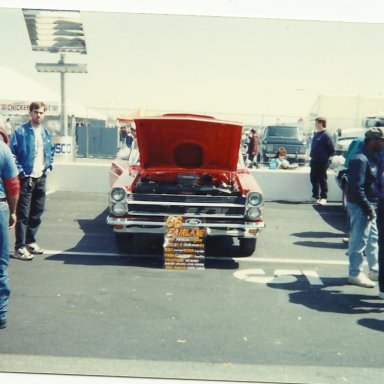 Picture of drag cars