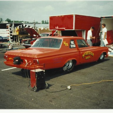 Picture of drag cars