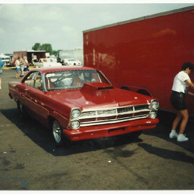 Picture of drag cars