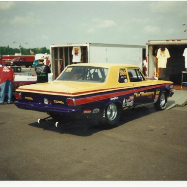 Picture of drag cars