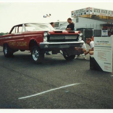 Picture of drag cars