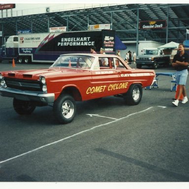 Picture of drag cars