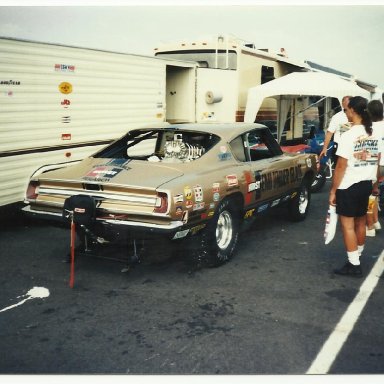 Picture of drag cars