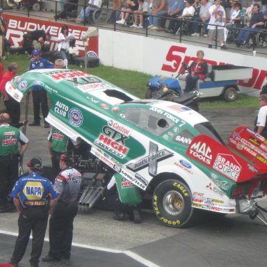 John Force @ Englishtown 2009