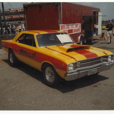 Picture of drag car