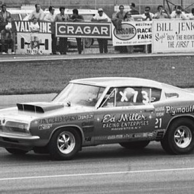 ED MILLER 68 Hemi Cuda at York 1969