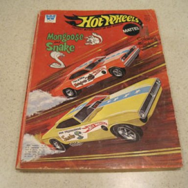Hot Wheels color book