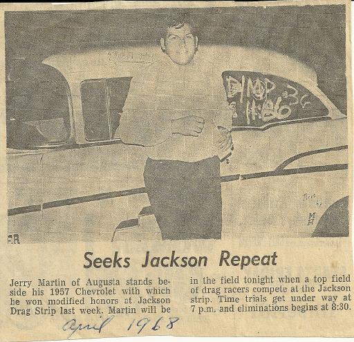 Jerry Martin In News With Win At Jackson Dragstrip - Gallery - Jerry ...