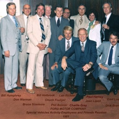 "The Ford Boy's Reunion" 1981