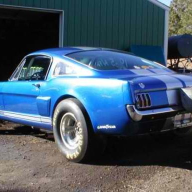 1965 mustang fastback A/FX dragster