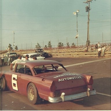 Roy Tranthem at half mile track at Augusta International Speedway