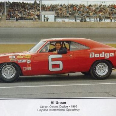 Al Unser #6 Cotton Owens Dodge 1968