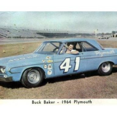 Buck Baker 1964 Petty Engineering Plymouth